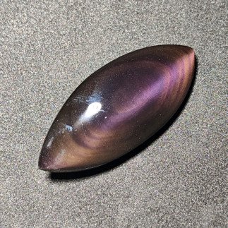 Cabochon œil en obsidienne