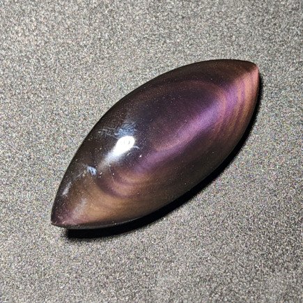 Cabochon œil en obsidienne