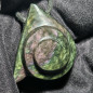 Pendentif escargot en obsidienne manto huichol Pendentif escargot en obsidienne manto huichol