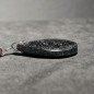 Pendentif en obsidienne argentée